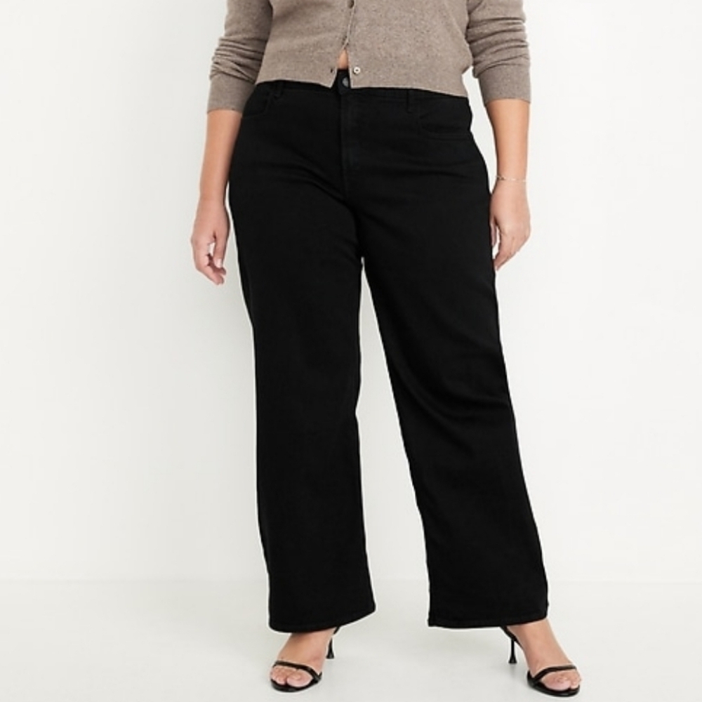 NWOT Old Navy High-Waisted Wow Wide-Leg Jeans